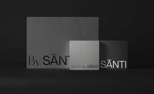 平面設計賦能品牌奢華 Santi豪華床上用品品牌形象設計解析
